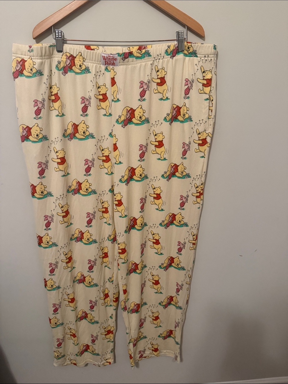 Winnie The Poo Soft PJ lounge Pants Pockets 2X